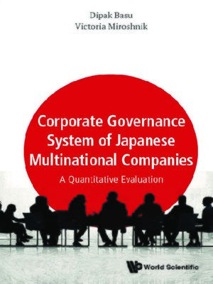 cover image of Corporate Governance System of Japanese Multinational Companies